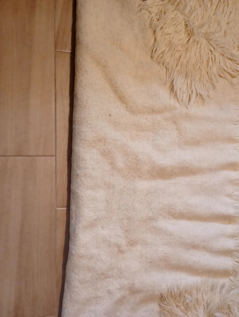 Shaggy Wool Area Rug - Picture 5 of 6